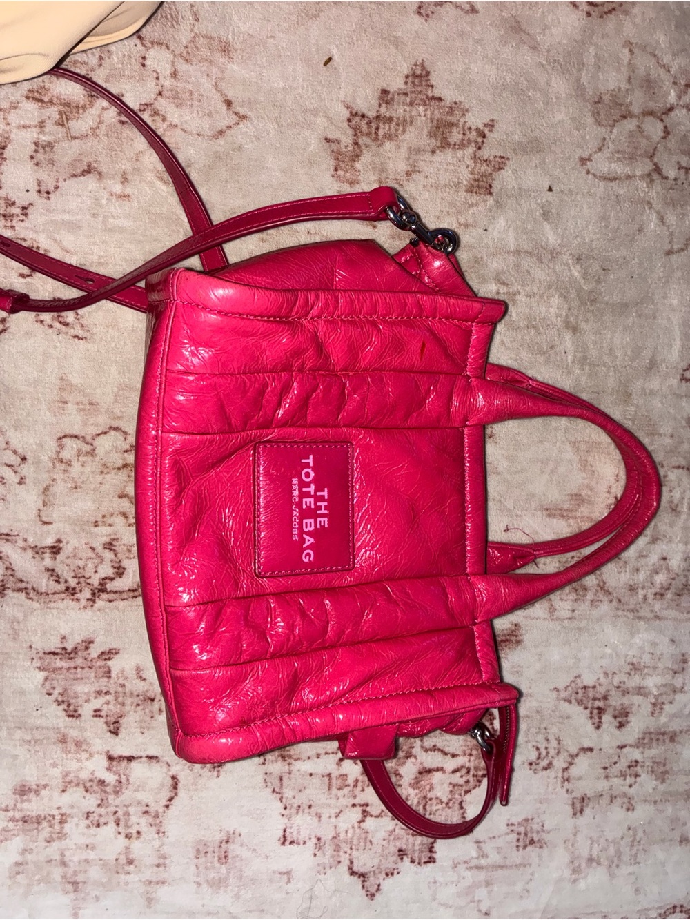 Hot Pink Quilted Leather Shoulder Bag Marc Jacob’s